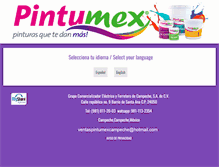Tablet Screenshot of pintumexcampeche.com